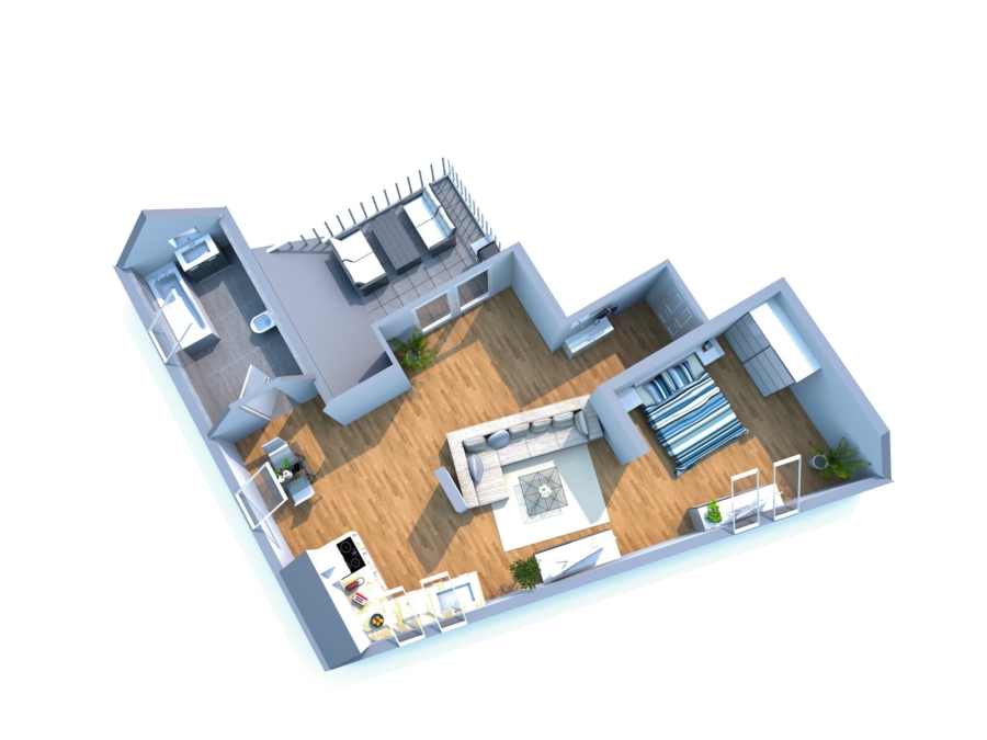 Grundriss 3D