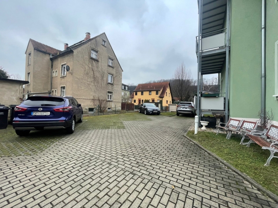 Stellplätze im Innenhof