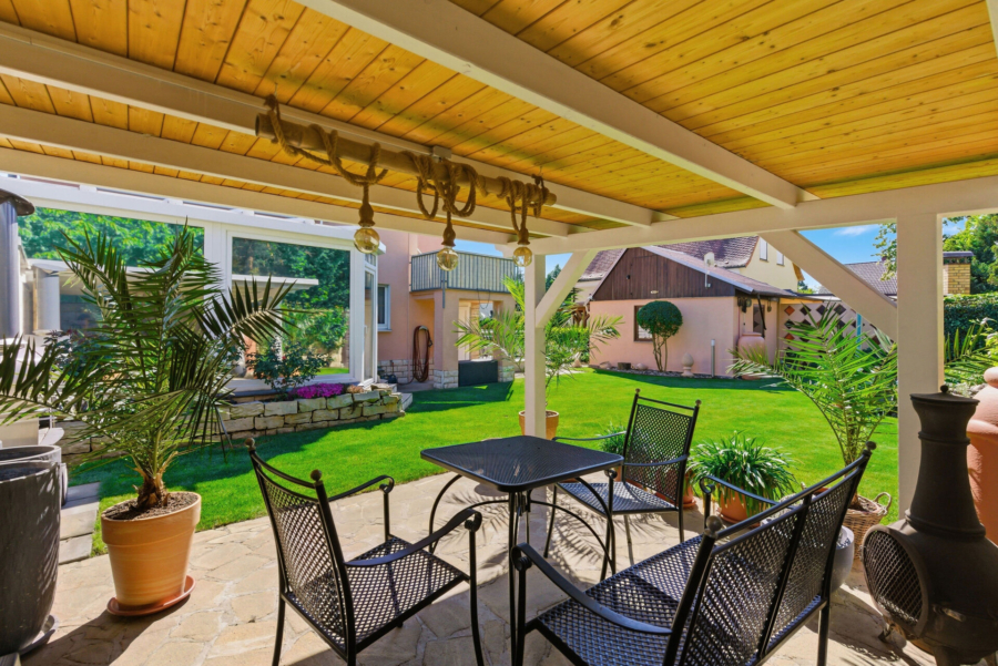 Terrasse im Garten