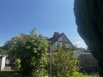 *RESERVIERT* Doppelhaushälfte mit herrlichem Grundstück in Dresden- Rochwitz - Blick vom Garten